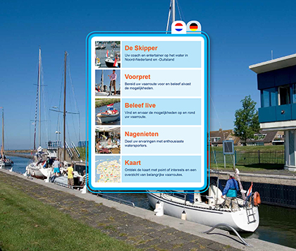 website ontwerp voor deskipper.eu watersport informatie